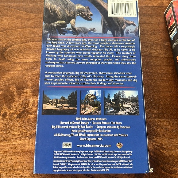 Allosaurus VHS and When Dinosaurs Roamed America VHS - two movies - Picture 5 of 8